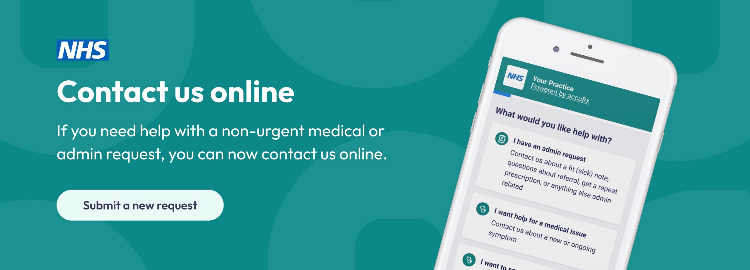 contact your gp practice online using an online form